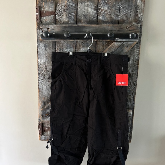 New w/Tags Esprit Capris Pants Black - Size 12 - Picture 1 of 2